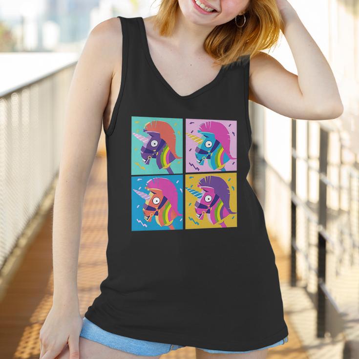 Fortnite Unicorn Llama Rainbow Women Tank Top