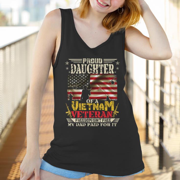 Freedom Isnt Freegiftproud Daughter Of A Vietnam Veteran Dad Meaningful Gift Women Tank Top