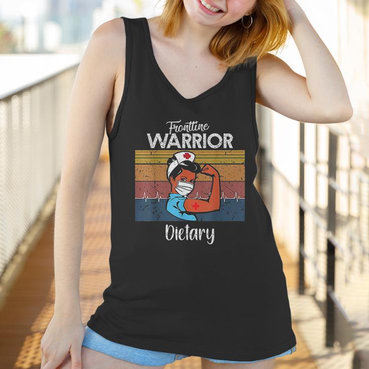 Frontline Warrior Dietary Vintage Women Strong Women Tank Top