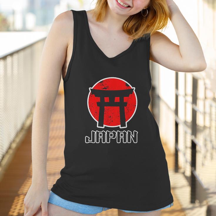 Funny Asia Japan Japanese Gate Torii Flag Women Men Kids Women Tank Top