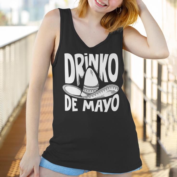 Funny Drinko De Mayo Boys Girls Drinking Beer Wine Women Tank Top