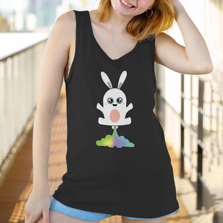 Funny Kawaii Bunny Farting Rainbow Bunny Rabbit Anime Women Tank Top