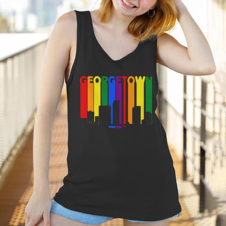 Georgetown Capital Country Lgbt Pride Rainbow Women Tank Top