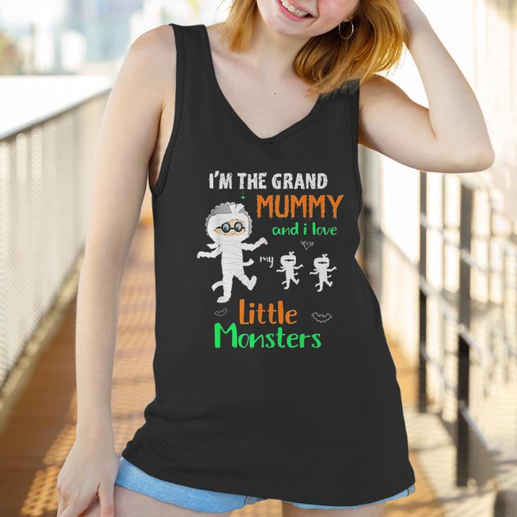 I Am The Grand Mummy And I Love My Little Monsters Grandma Women Tank Top