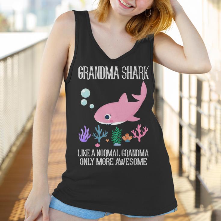 Grandma Gift Grandma Shark Only More Awesome Women Tank Top