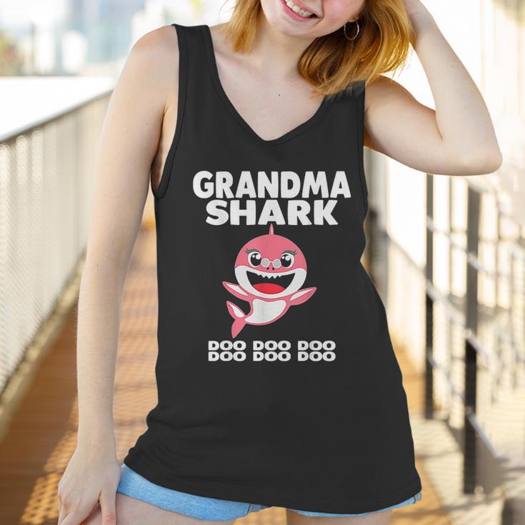 Grandma Shark Doo Doo Grandpa Mommy Daddy Women Tank Top