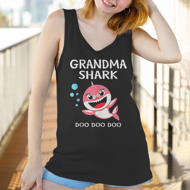 Grandma Shark Doo Doo Halloween Costume Christmas Gift Women Tank Top