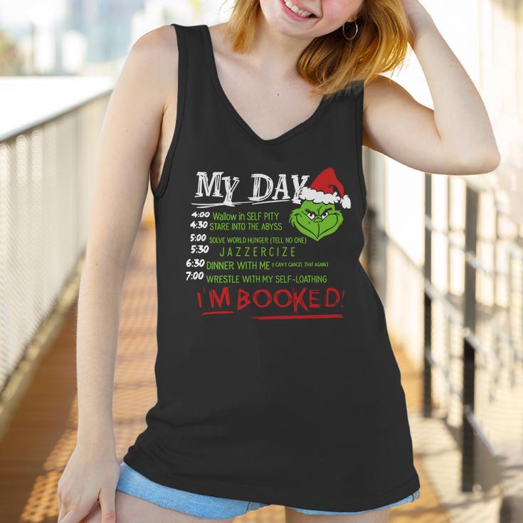 Grinch Christmas My Day List Time Im Booked Sweatshirt Hoodie Women Tank Top