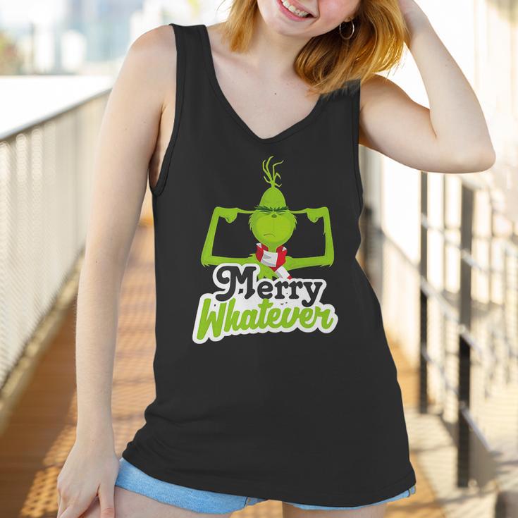 Grinch Christmas Merry Whatever Women Tank Top