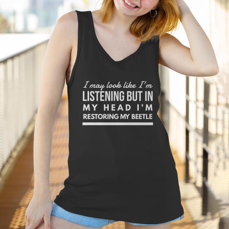 In My Head Beetle Vw Beetle Beetle Vw Volkswagen Restoration Parts Women Tank Top