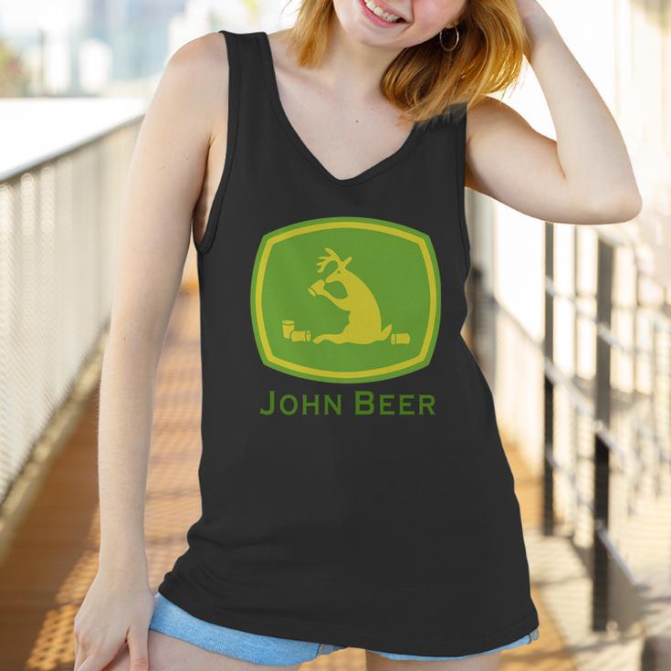 John Deere Parody John Beer Shirt Women Tank Top