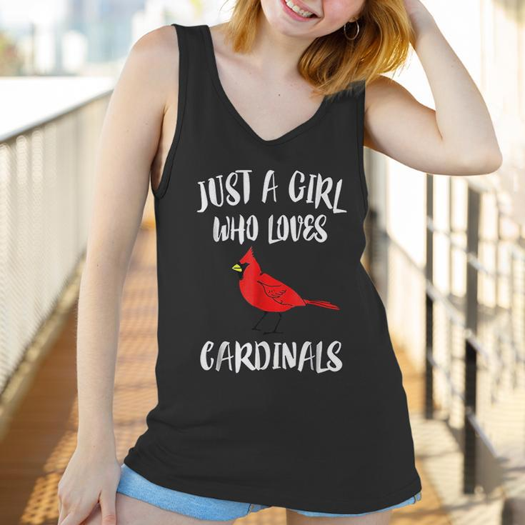 Just A Girl Who Loves Cardinals Bird Birding Gift Women Tank Top