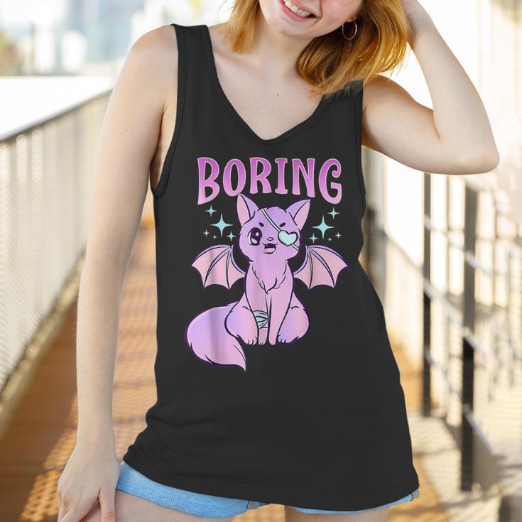 Kawaii Pastel Goth Cute Creepy Bat Cat Anime Theme Men Women T-Shirt Graphic Print Casual Unisex Tee Women Tank Top