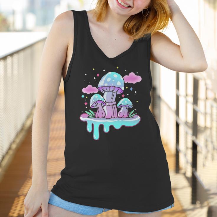 Kawaii Pastel Goth Mushrooms Women Tank Top