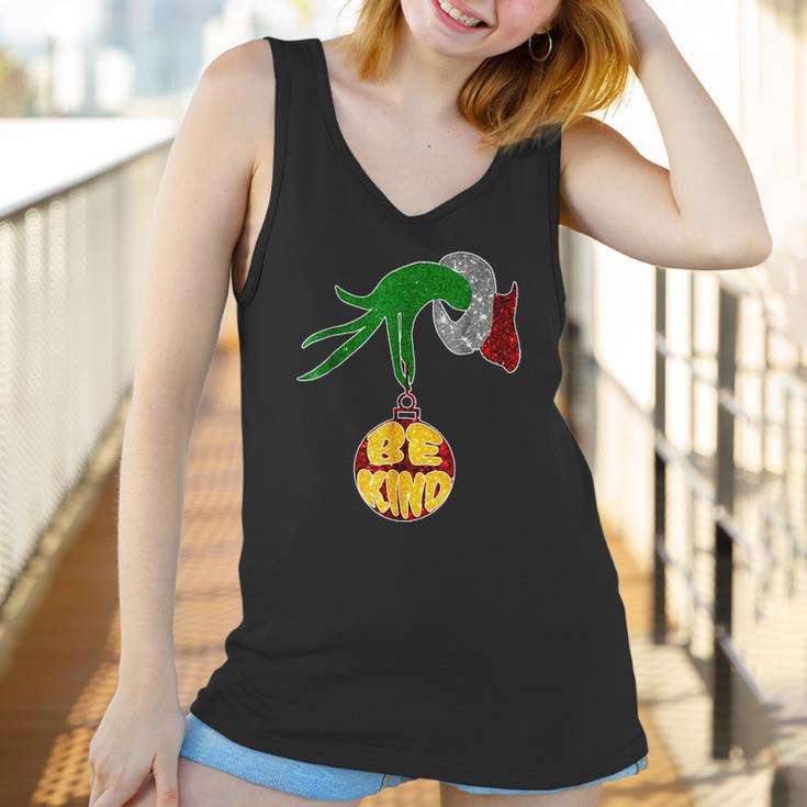 Be Kind Grinch Hand Holding Women Tank Top