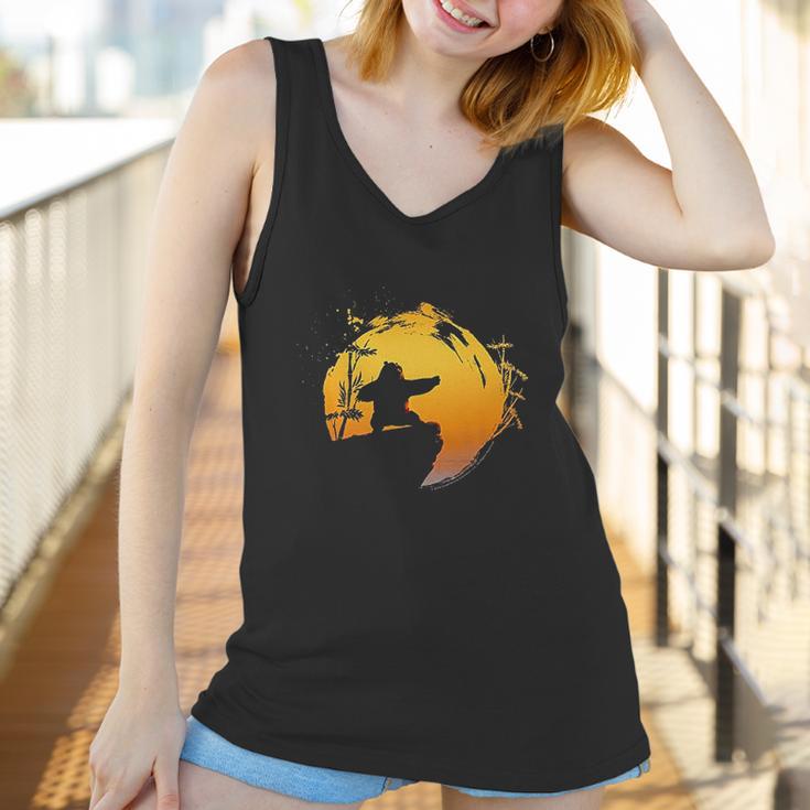 Kung Fu Panda Po Tai Chi Sunset Silhouette Women Tank Top