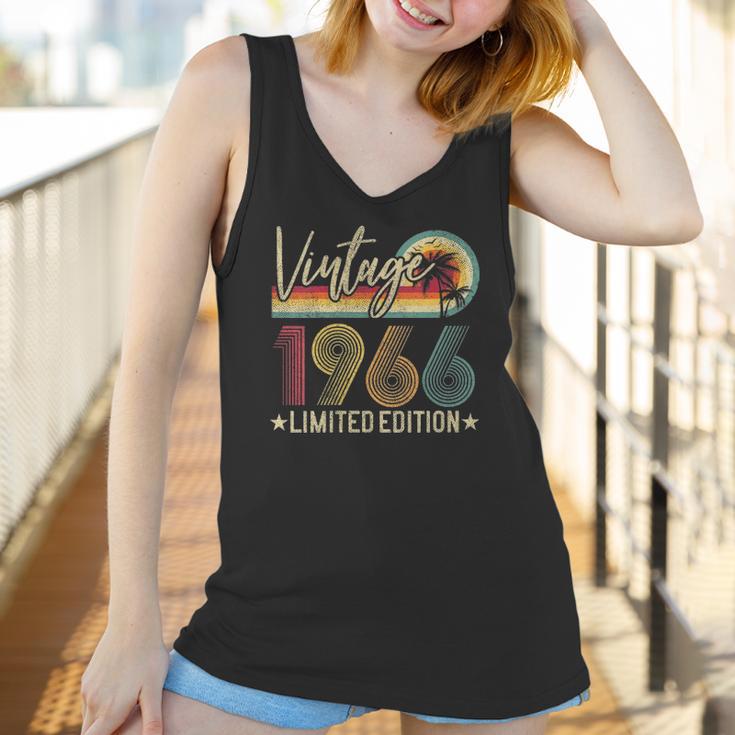 Womens Limited Edition 1966 55Th Birthday 55 Years Old Vintage Women Tank Top