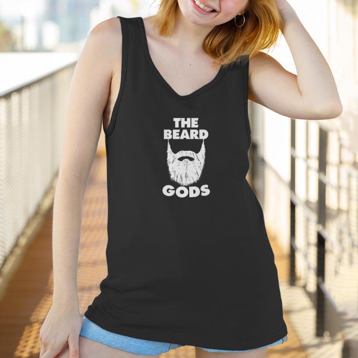 Mens The Beard Gods Beard Lovers Dont Shave White Tee Women Tank Top