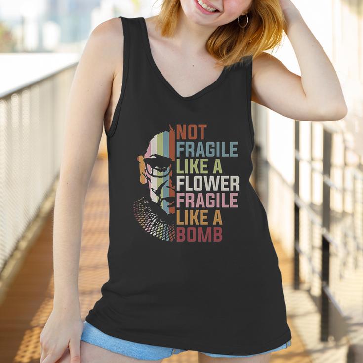 Not Fragile Like A Flower But A Bomb Ruth Bader Women Tank Top