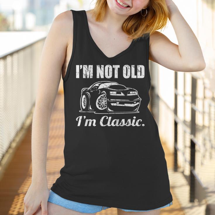 Im Not Old Im Classic Funny Seventies Muscle Car Cartoon Women Tank Top