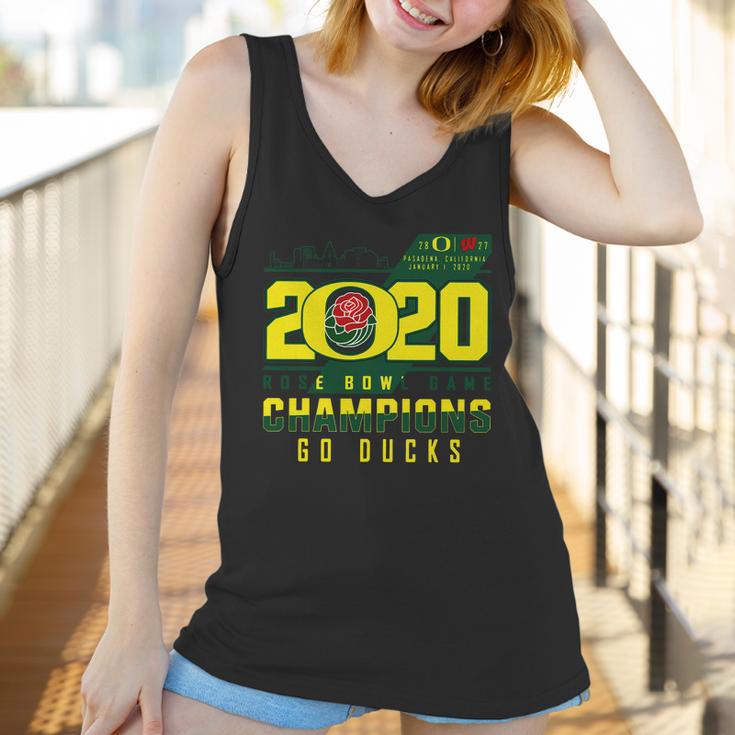 Oregon Ducks 2020 Rose Bowl Game Champions Goducks Shirt Women Tank Top