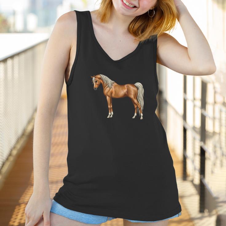 Palomino Light Chestnut Flaxen Arabian Horse Lover Women Tank Top