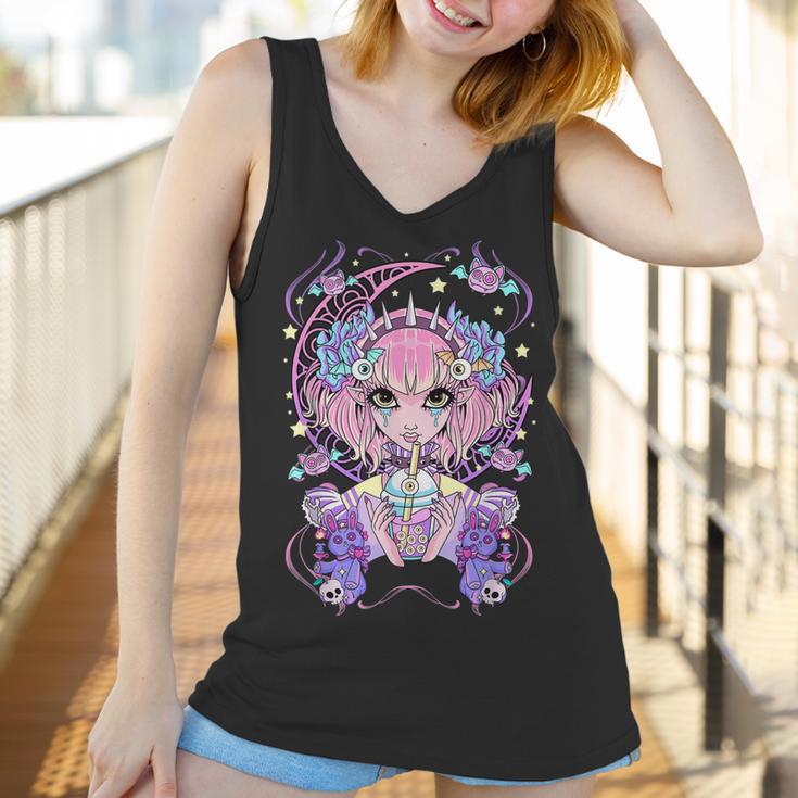 Pastel Goth Anime Girl Men Women T-Shirt Graphic Print Casual Unisex Tee Women Tank Top