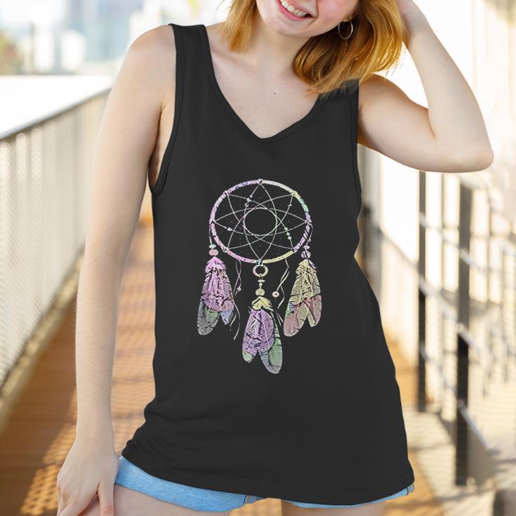 Piny Yellow Green Blue Dreamcatcher Dream Women Tank Top