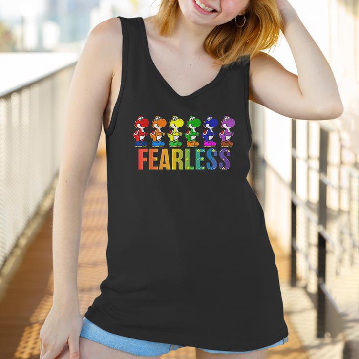 Pride Yoshi Fearless Rainbow Line Up Women Tank Top