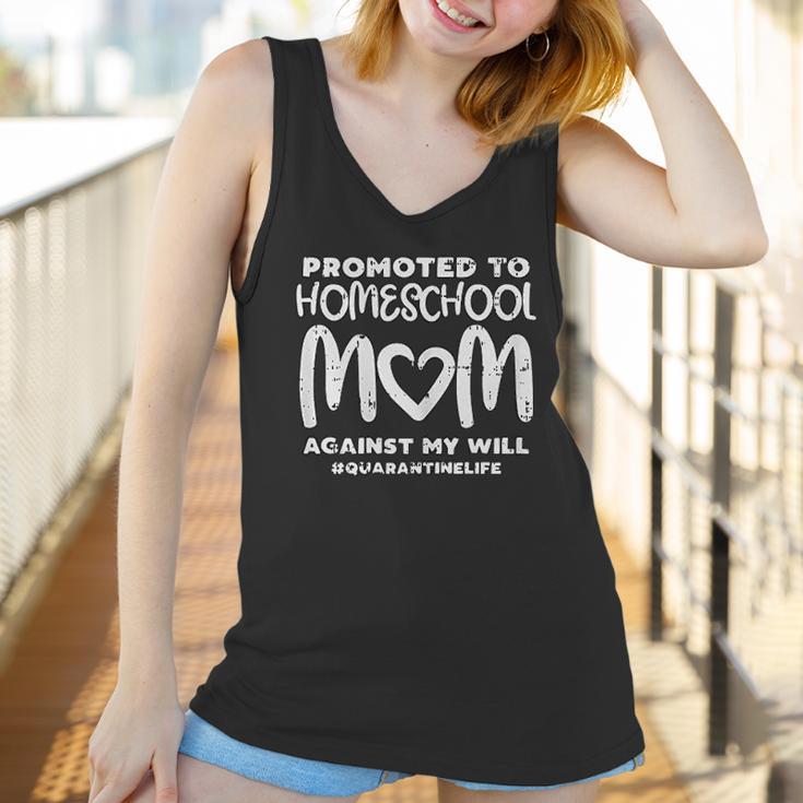 Promoted To Homeschool Mom Social Distancing Gift Women Tank Top