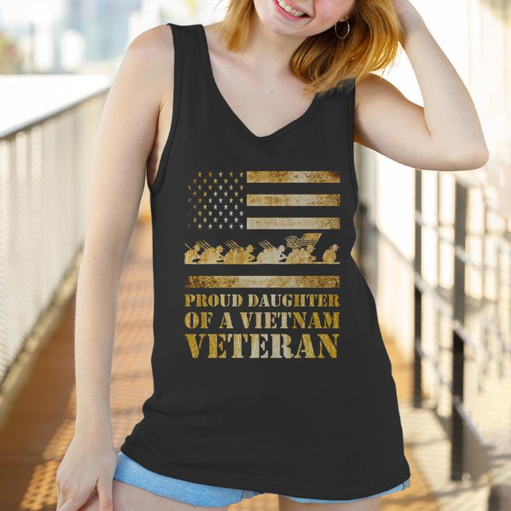 Proud Daughter Of A Vietnam Veteran Meaningful Gift Graphic Design Printed Casual Daily Basic Women Tank Top
