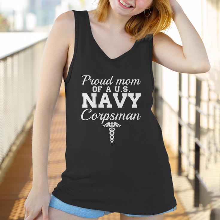 Proud Mom Of A Us Navy Corpsman Women Tank Top