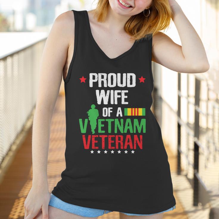 Proud Wife Vietnam Veteran Gift Veterans Day War Gift Graphic Design Printed Casual Daily Basic Women Tank Top