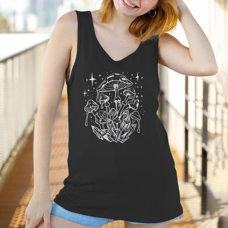 Psychedelic Mushrooms Crystals Gothic Witchy Punk Women Tank Top