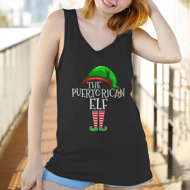 Puerto Rican Elf Family Matching Group Christmas Gift Women Tank Top