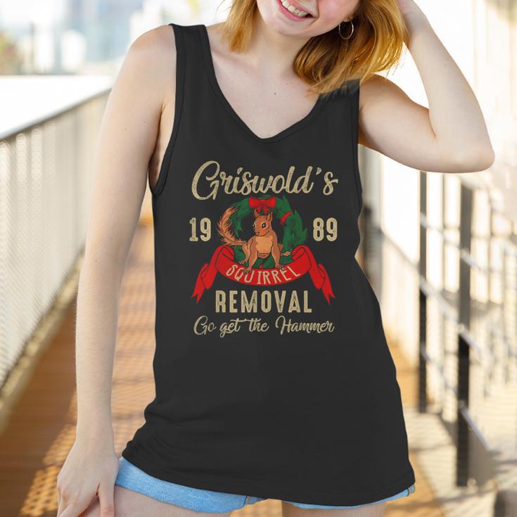 Retro Griswolds Christmas Squirrel Funny T-Shirt Women Tank Top