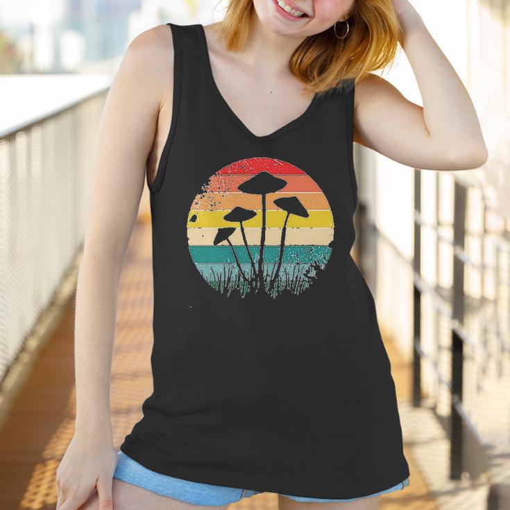 Retro Psychedelic Mushroom Graphic Women Tank Top