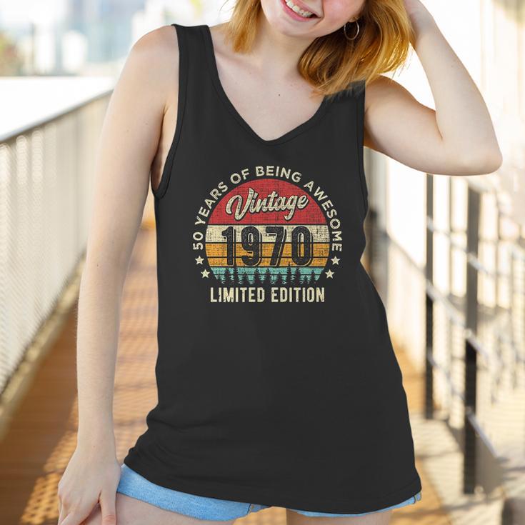 Retro Vintage 1971 50 Years Old Awesome 50Th Birthday Gifts Women Tank Top