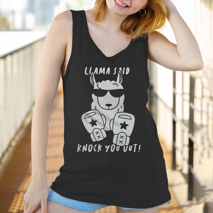 Retta Llama Said Knock You Out Women Tank Top