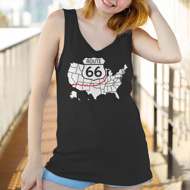 Route 66 V2 Men Women T-Shirt Graphic Print Casual Unisex Tee Women Tank Top