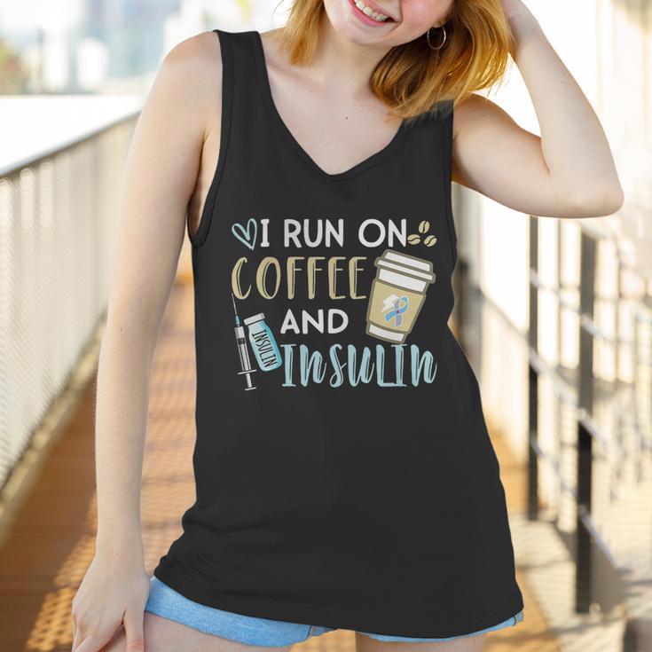 I Run On Coffee And Insulin Shirt Women Tank Top