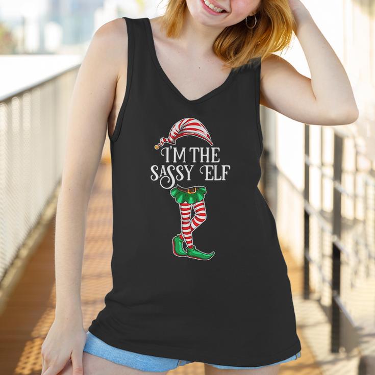 Im The Sassy Elf Christmas Matching Family Group Gift Women Tank Top