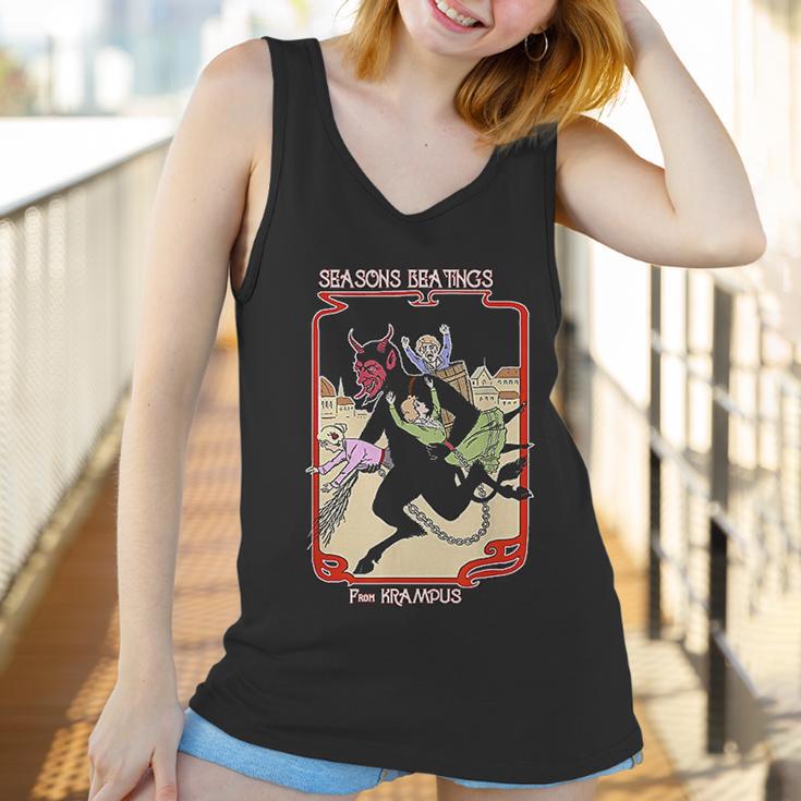 Seasons Beatings From Krampus Christmas Women Tank Top