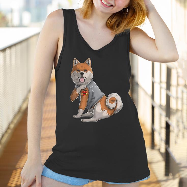 Shiba Inu I Love Mom Tattoo Dog Women Tank Top