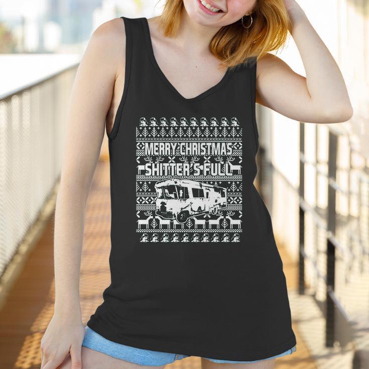 Shitters Full Ugly Christmas Vacation Women Tank Top