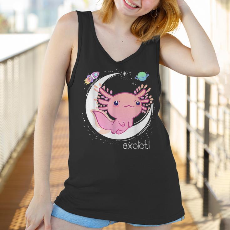 Space Axolotl Kawaii Pastel Goth Japanese Anime Gifts Men Women T-Shirt Graphic Print Casual Unisex Tee Women Tank Top