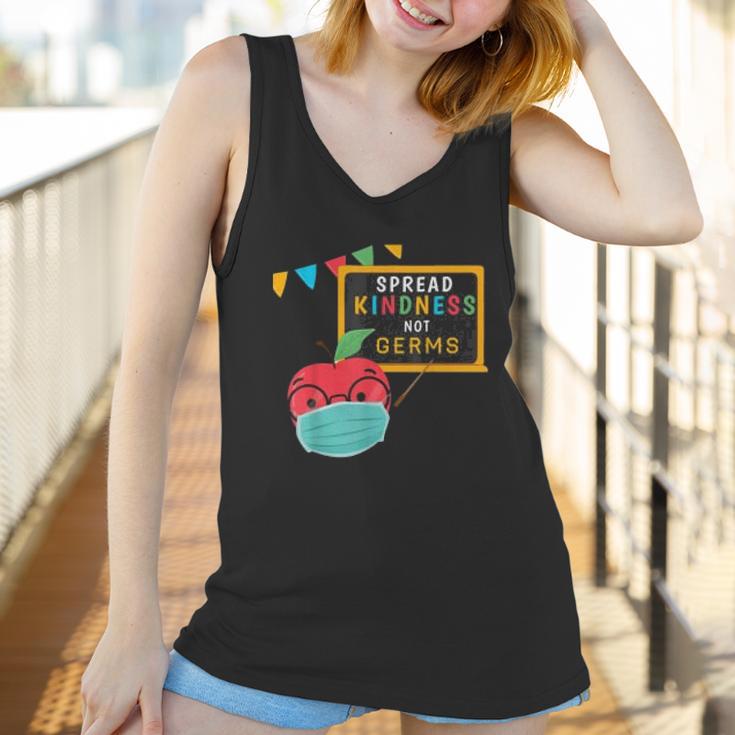 Spread Kindness Not Germs Classroom Funny Teacher Social Distancing Women Tank Top