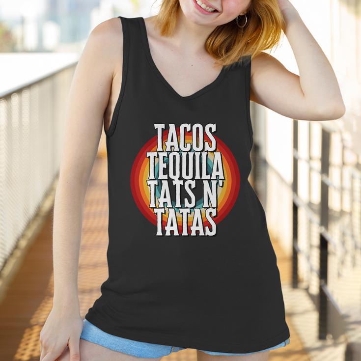 Tacos Tequila Tats N Tatas Women Tank Top