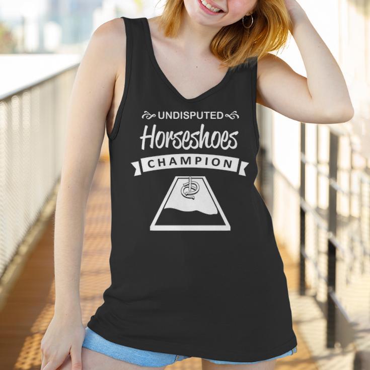 Undisputed Horseshoes Champion Women Tank Top