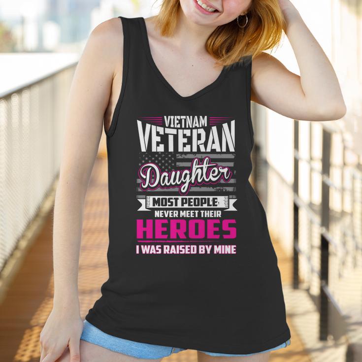 Vietnam Veteran Daughter Cute Gift Raised By My Hero Graphic Design Printed Casual Daily Basic Women Tank Top